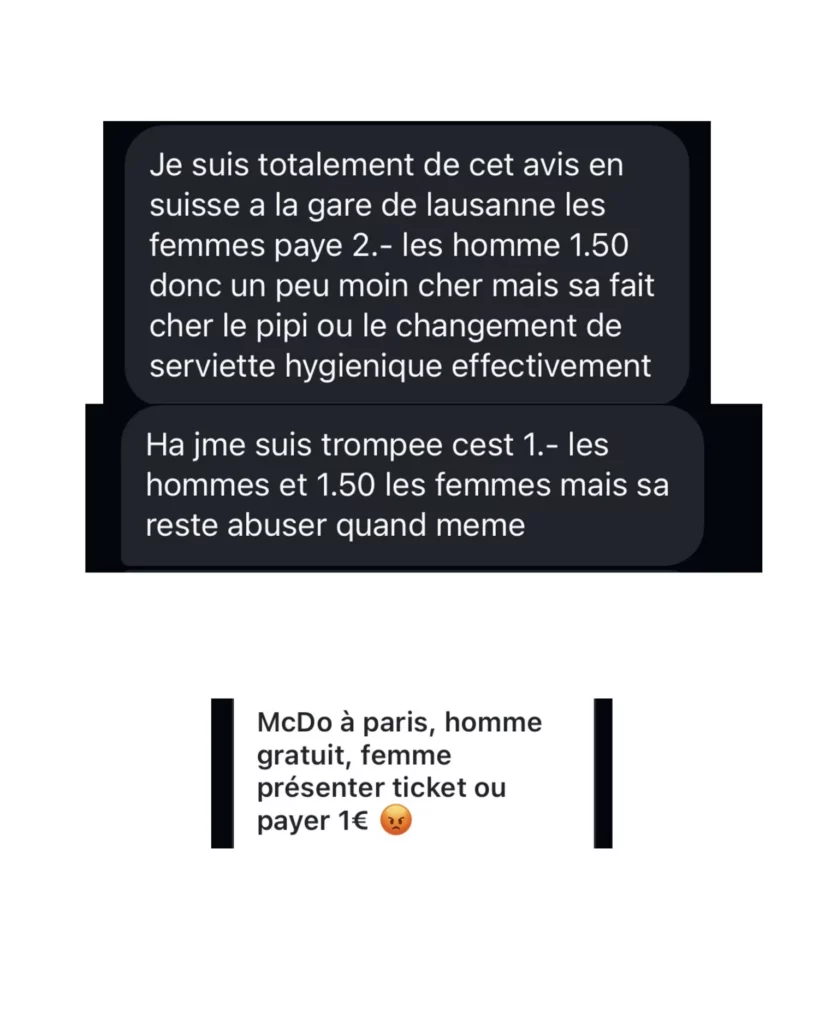 Toilettes gares de nante, yatuu cours . elle est choqué car ce n'est pas gratuit !